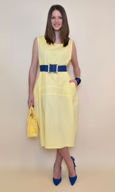 Haljina 40 Rebecca - cotton UN - yellow