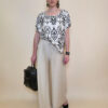 Tunika 40 Avondale - viscose print - black