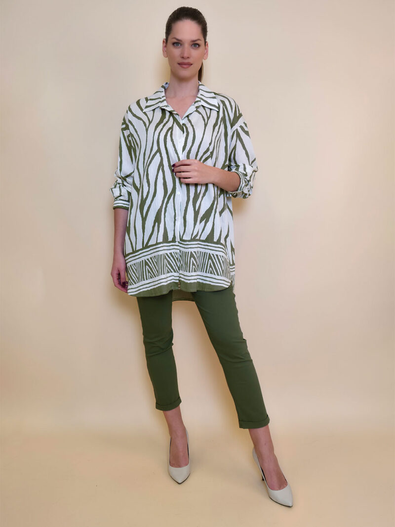 Košulja 54 Lafayette - rayon brazde - military
