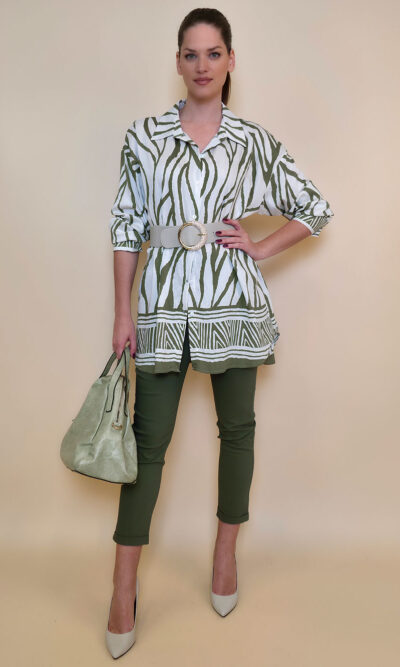 Košulja 54 Lafayette - rayon brazde - military