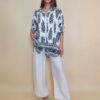 Košulja 54 Lafayette - rayon etno - navy