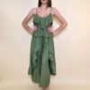 Tunika 40 Florien - viscose UN volani - military