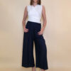 Hlače 32 Gillespie - viscose UN - navy