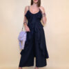 Tunika 40 Florien - viscose UN volani - navy