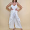 Tunika 40 Florien - viscose UN volani - white