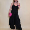 Tunika 40 Florien - viscose UN volani - black