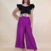 Hlače 32 Gillespie - viscose UN - fuxia