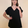 Tunika 36 Larose - tesutto UN - black