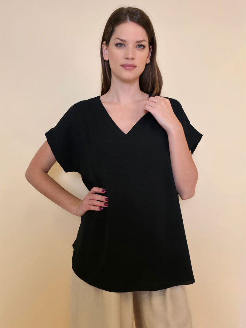 Tunika 36 Larose - tesutto UN - black