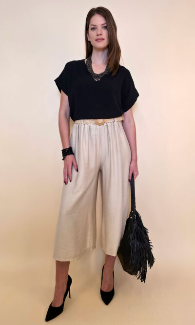 Tunika 36 Larose - tesutto UN - black