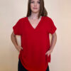Tunika 36 Larose - tesutto UN - red
