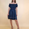 Haljina 48 Graciosa - lyocell UN jeans - d.blue