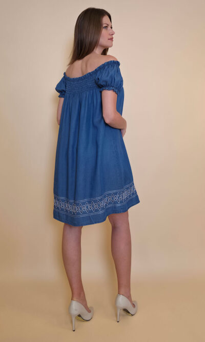 Haljina 48 Graciosa - lyocell UN jeans - blue