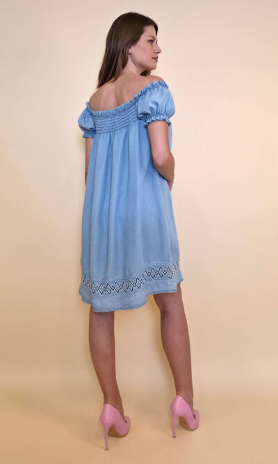 Haljina 48 Graciosa - lyocell UN jeans - l.blue