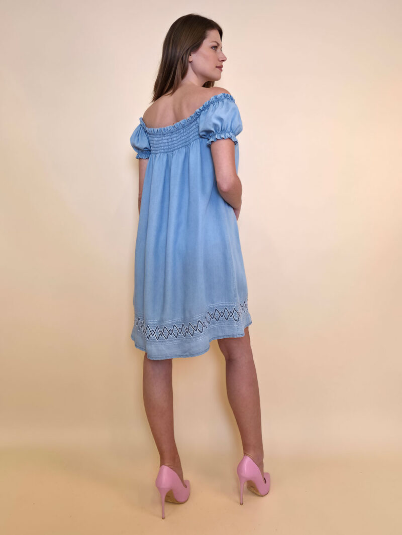 Haljina 48 Graciosa - lyocell UN jeans - l.blue