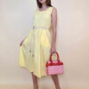 Haljina 40 Macadoo - cotton UN špagica remen - yellow