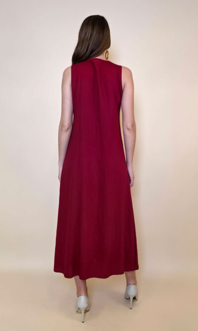 Haljina 48 Vidalia - viscose UN bizne - india red