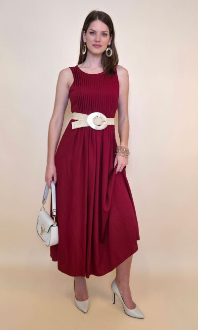 Haljina 48 Vidalia - viscose UN bizne - india red