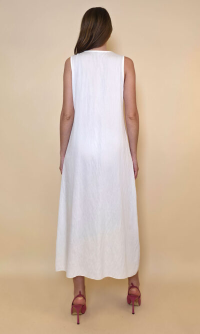 Haljina 48 Vidalia - viscose UN bizne - white