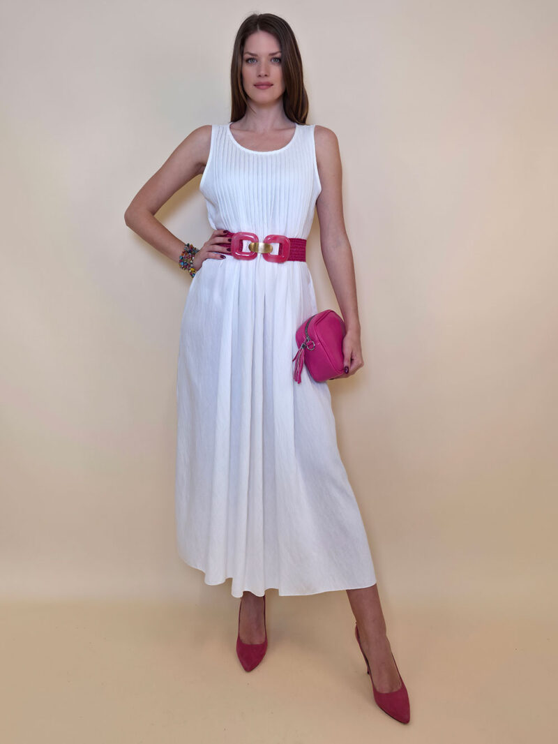 Haljina 48 Vidalia - viscose UN bizne - white