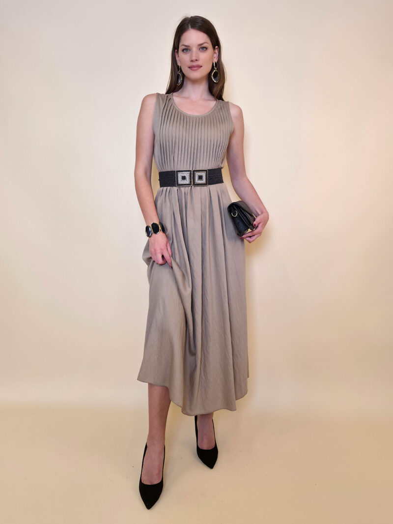 Haljina 48 Vidalia - viscose UN bizne - beige
