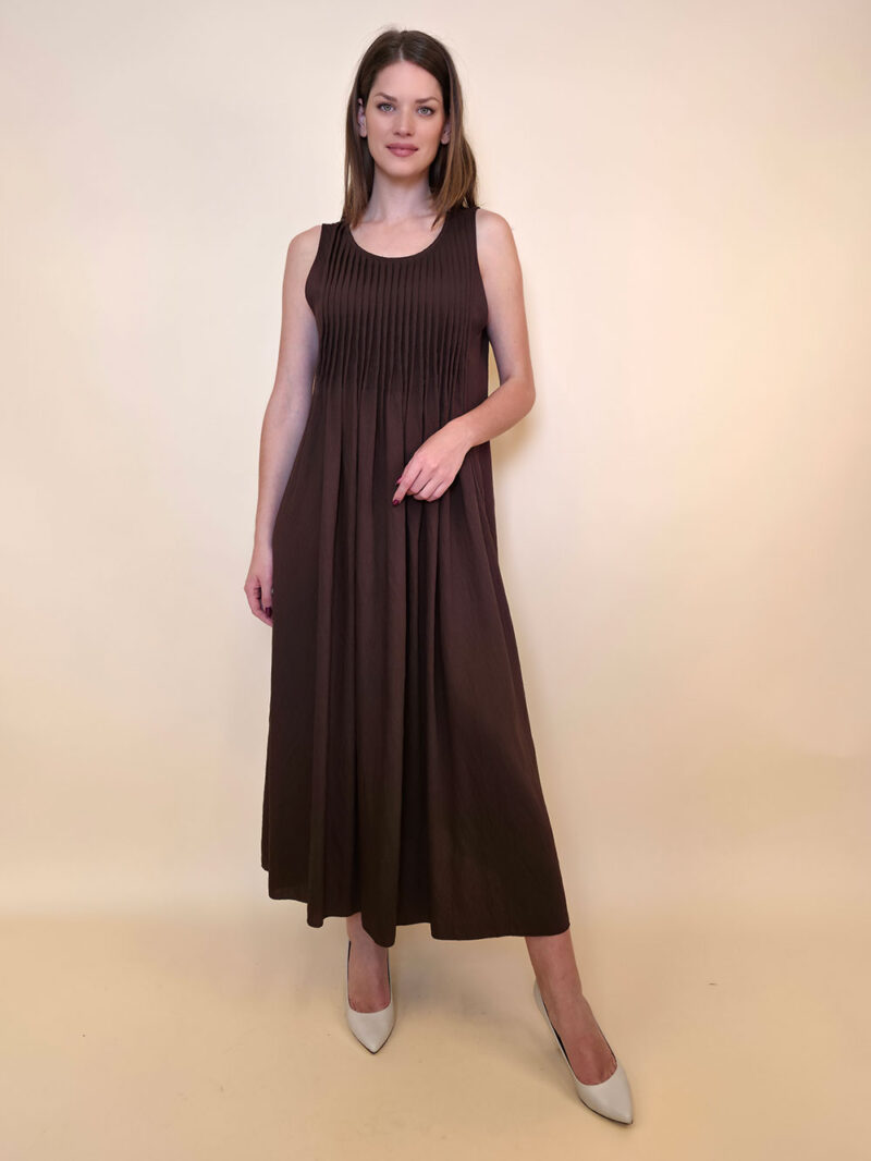 Haljina 48 Vidalia - viscose UN bizne - brown