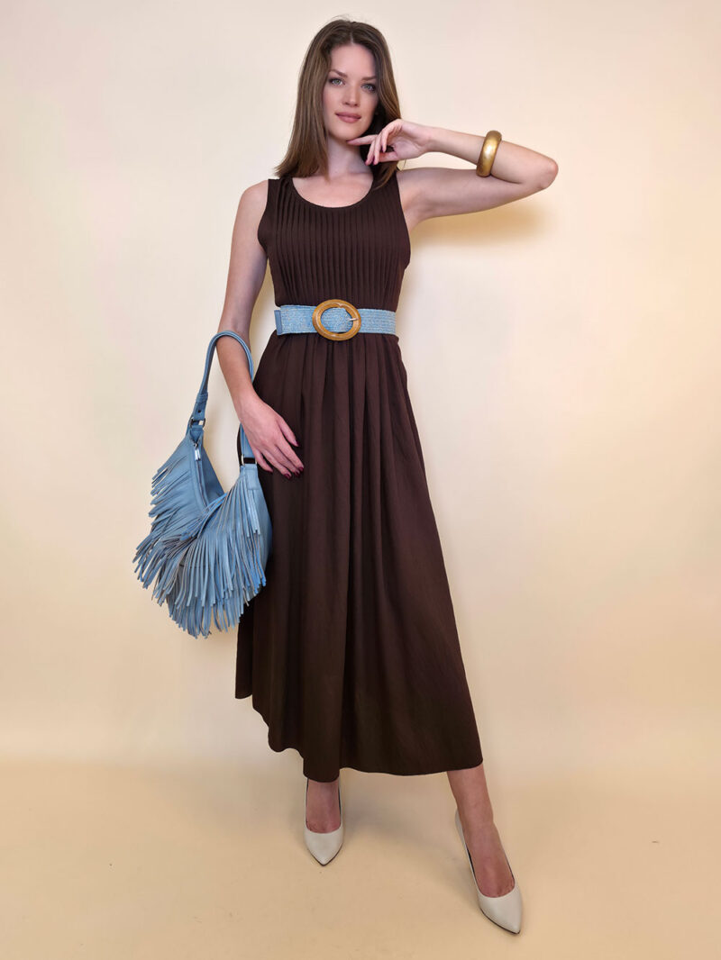 Haljina 48 Vidalia - viscose UN bizne - brown