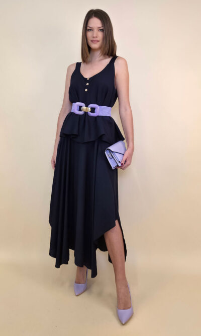 Suknja 40 New Orleans - viscose UN - navy