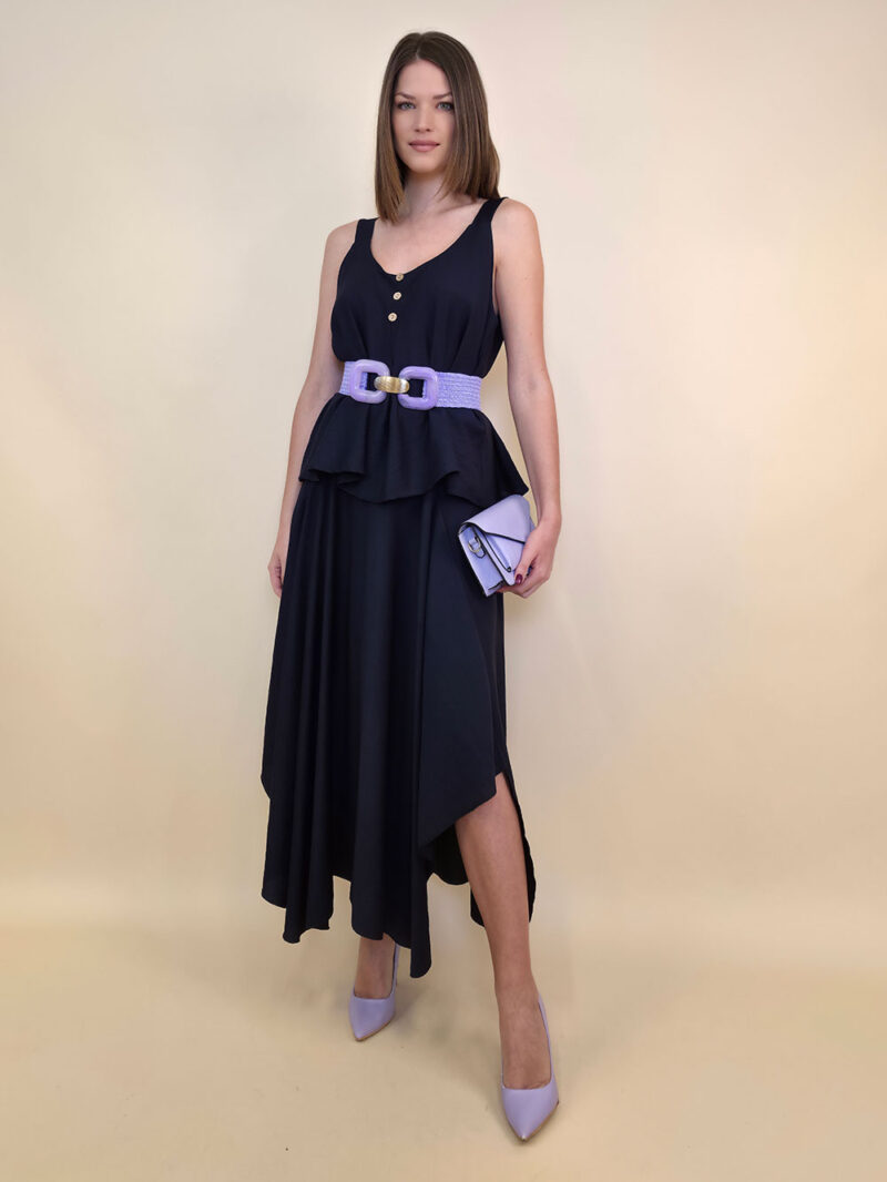 Suknja 40 New Orleans - viscose UN - navy