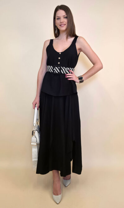 Suknja 40 New Orleans - viscose UN - black