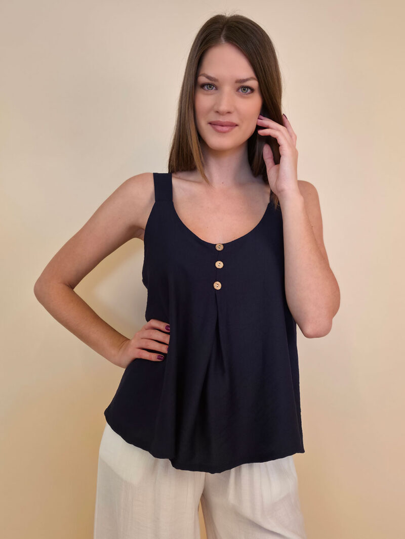Top 24 Grayson - viscose UN - navy