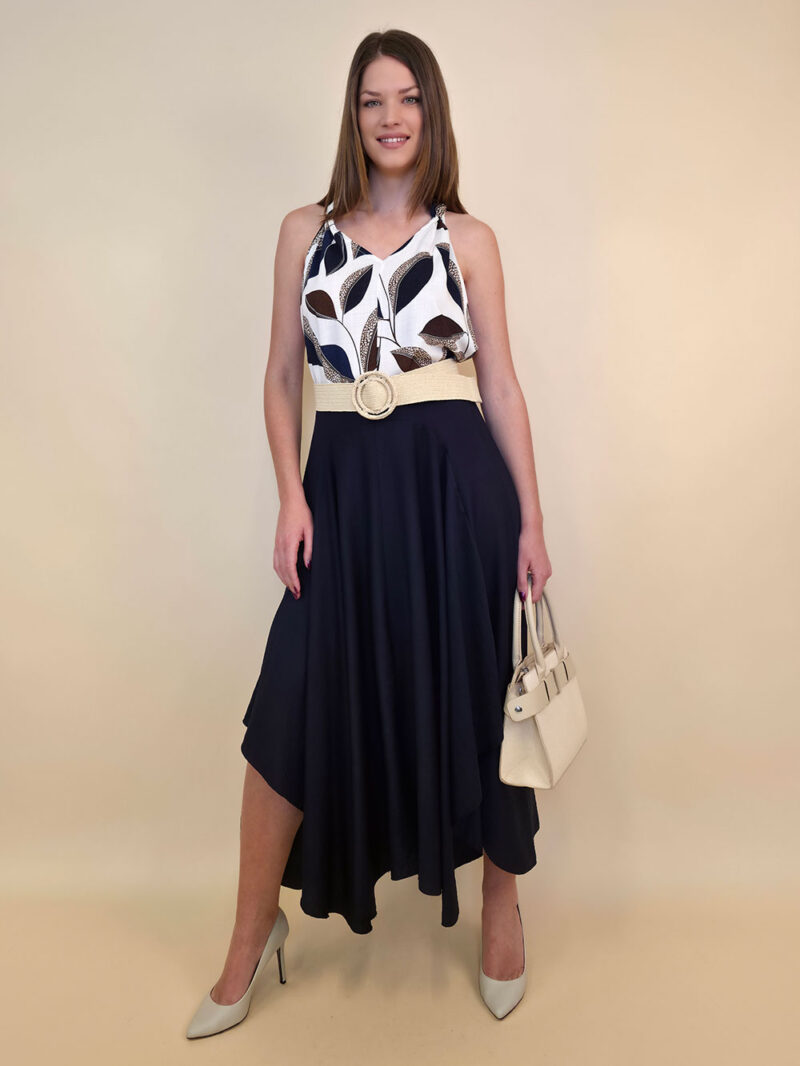 Suknja 40 New Orleans - viscose UN - navy