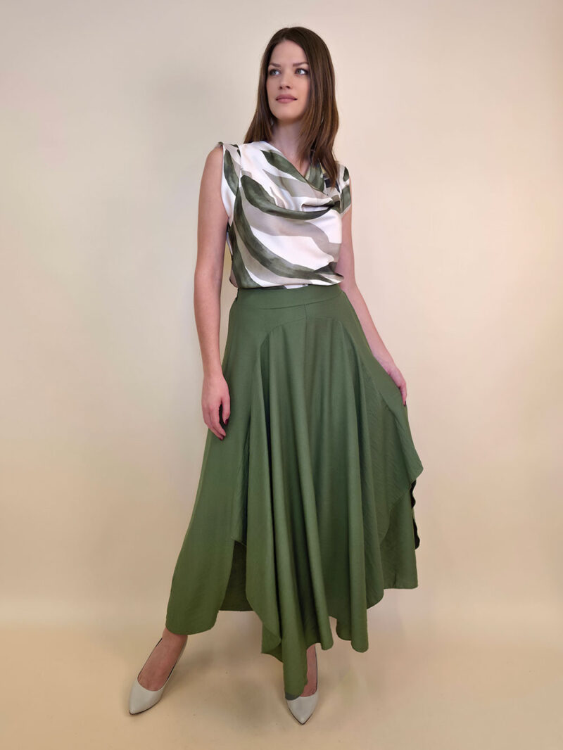 Suknja 40 New Orleans - viscose UN - military