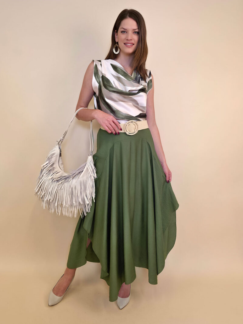 Suknja 40 New Orleans - viscose UN - military