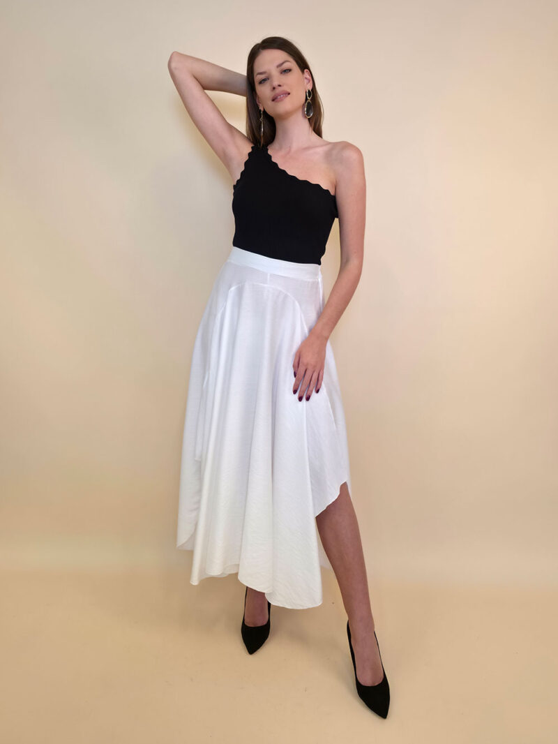 Suknja 40 New Orleans - viscose UN - white