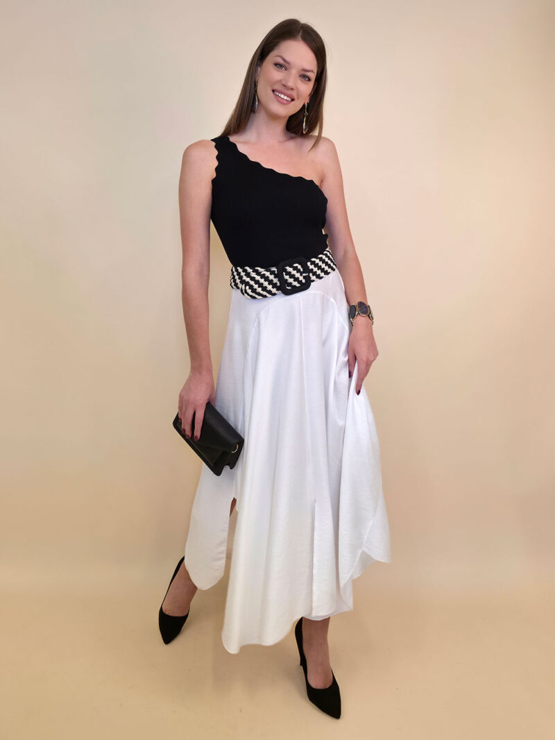 Suknja 40 New Orleans - viscose UN - white