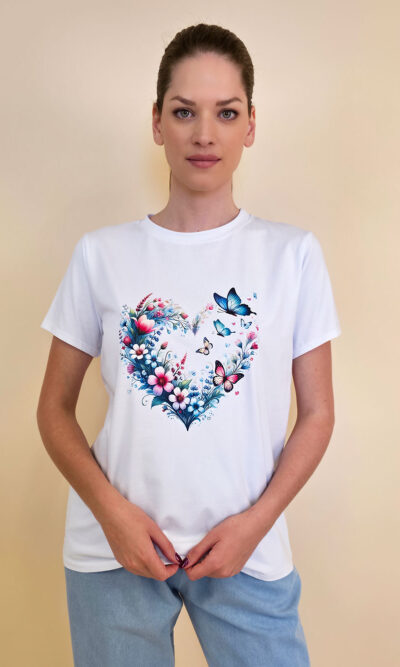 T-shirt 24 Bumble Bee - cotton UN - Flobutt Heart