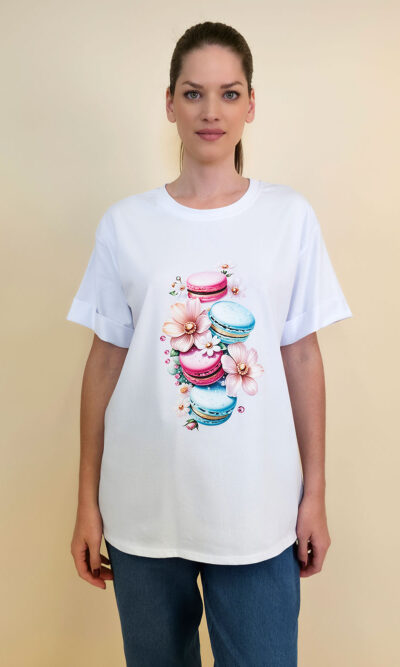 T-shirt 24 Bumble Bee - cotton UN - Macarons