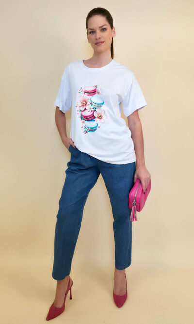 T-shirt 24 Bumble Bee - cotton UN - Macarons
