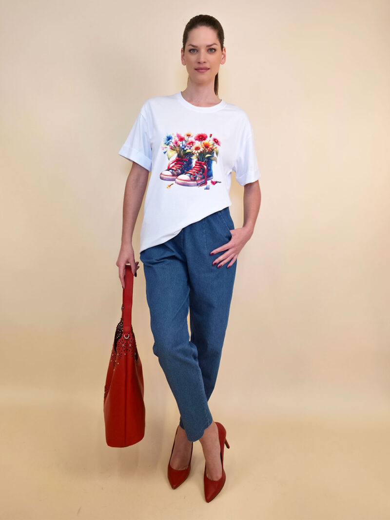 T-shirt 24 Bumble Bee - cotton UN - Floral Sneakers