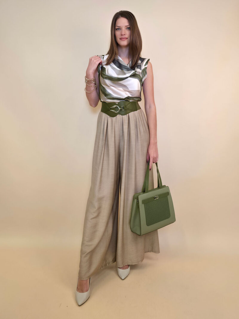 Hlače 40 Hannibal - viscose UN - beige