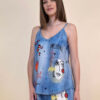Top 24 Salinas - jeans print - Pale Woman