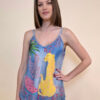 Top 24 Salinas - jeans print - Yellow Leopard