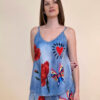 Top 24 Salinas - jeans print - Poppies