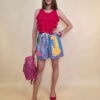 Shorts 28 Pecos - jeans print - Yellow Leopard