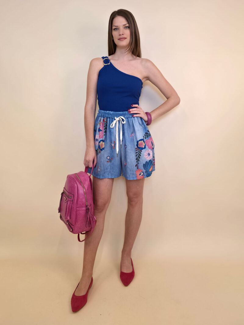 Shorts 28 Pecos - jeans print - Etno