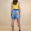 Shorts 28 Pecos - jeans print - Yellow Parrot