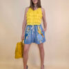 Shorts 28 Pecos - jeans print - Yellow Parrot