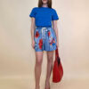 Shorts 28 Pecos - jeans print - Poppies