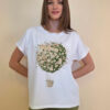 Majica 28 Noroo - cotton white -  Baloon green
